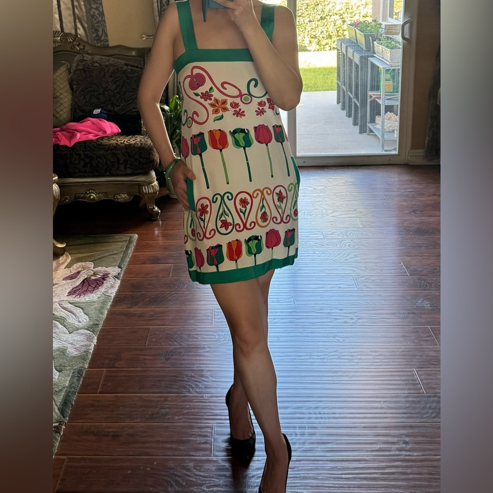 Julie Brown silk dress size 6